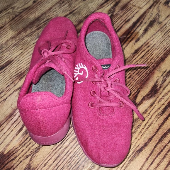 Giesswein Women's Size 9 Pink Wool Merino Runners - Picture 2 of 9